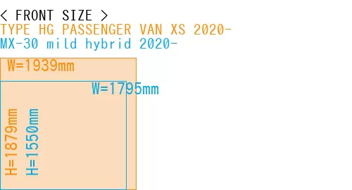 #TYPE HG PASSENGER VAN XS 2020- + MX-30 mild hybrid 2020-